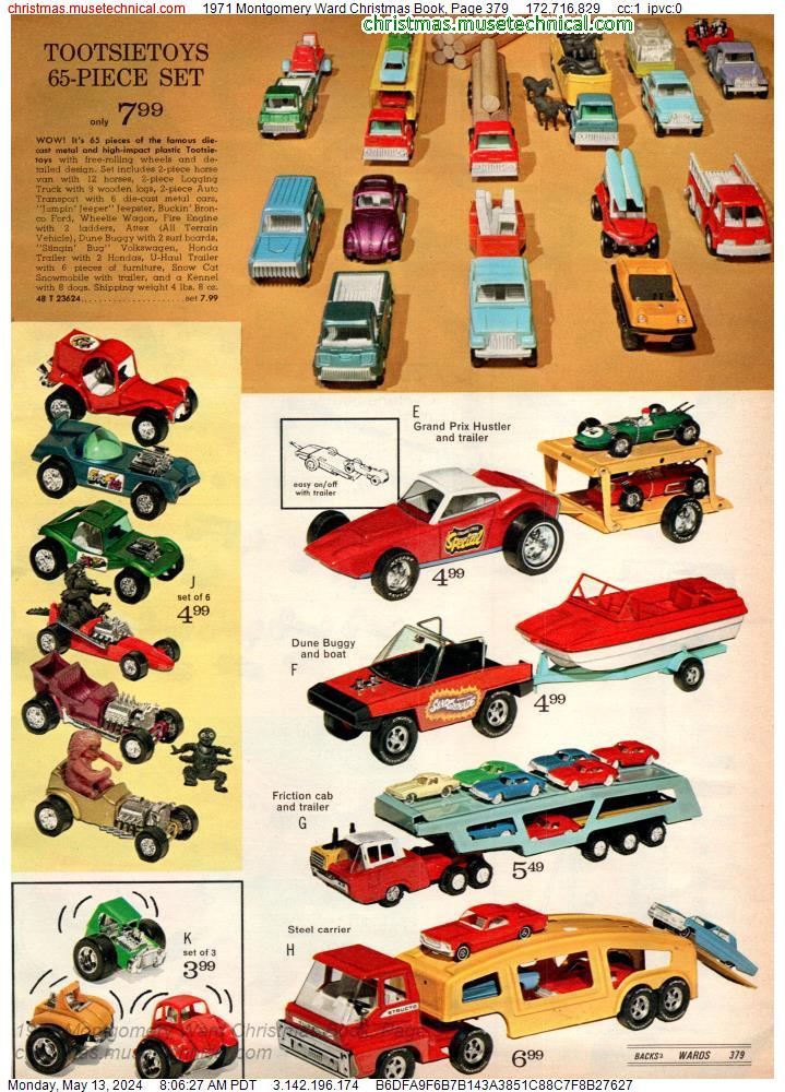 1971 Montgomery Ward Christmas Book, Page 379