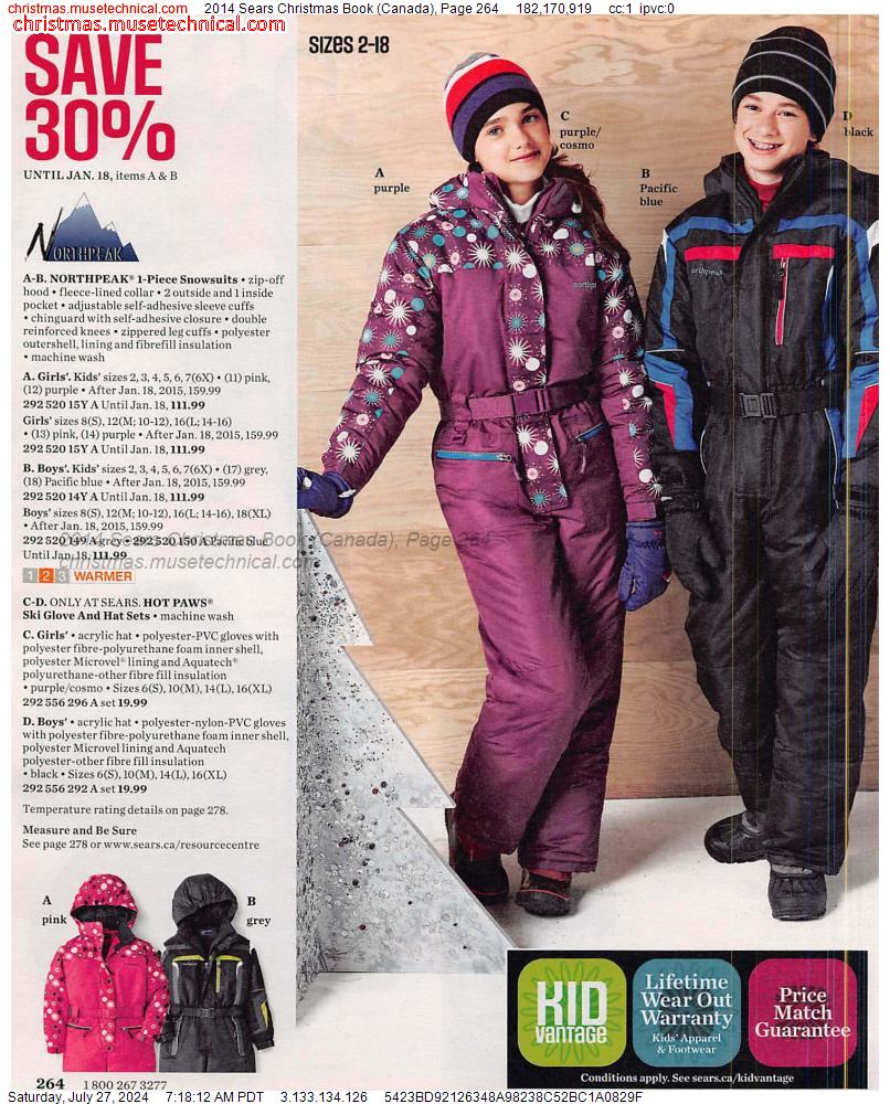 2014 Sears Christmas Book (Canada), Page 264
