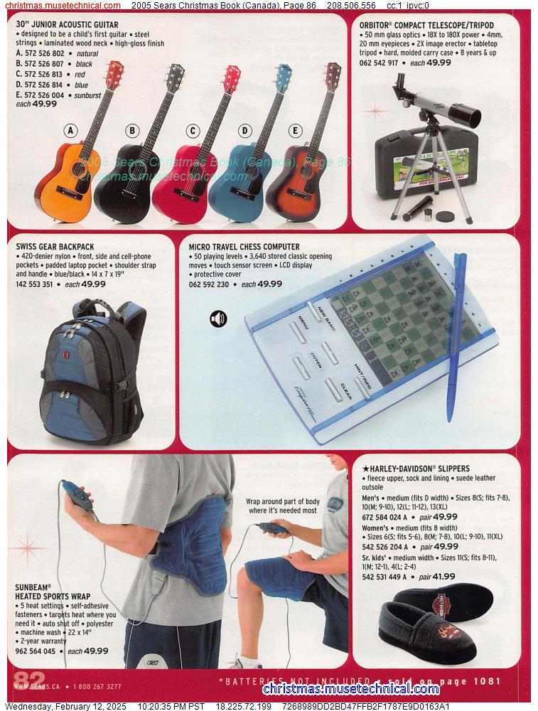 2005 Sears Christmas Book (Canada), Page 86