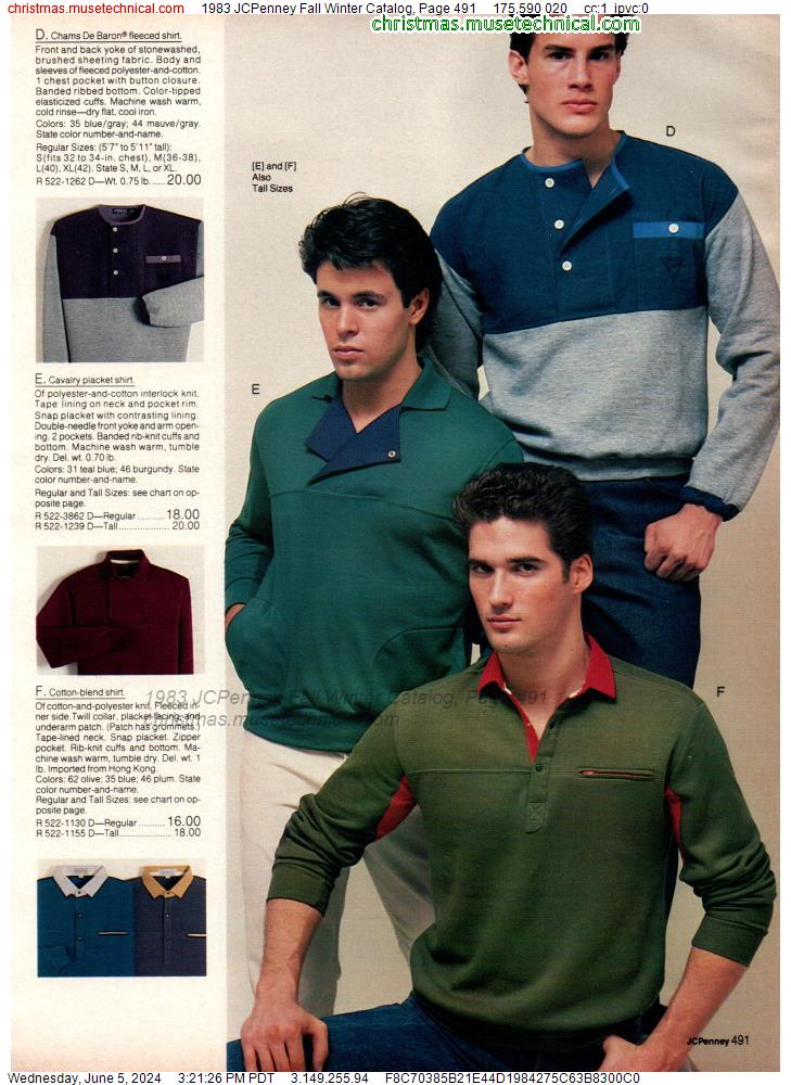 1983 JCPenney Fall Winter Catalog, Page 491