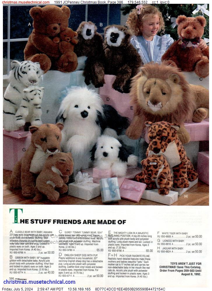 1991 JCPenney Christmas Book, Page 386