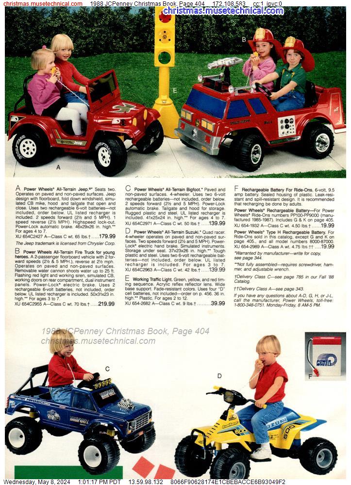 1988 JCPenney Christmas Book, Page 404