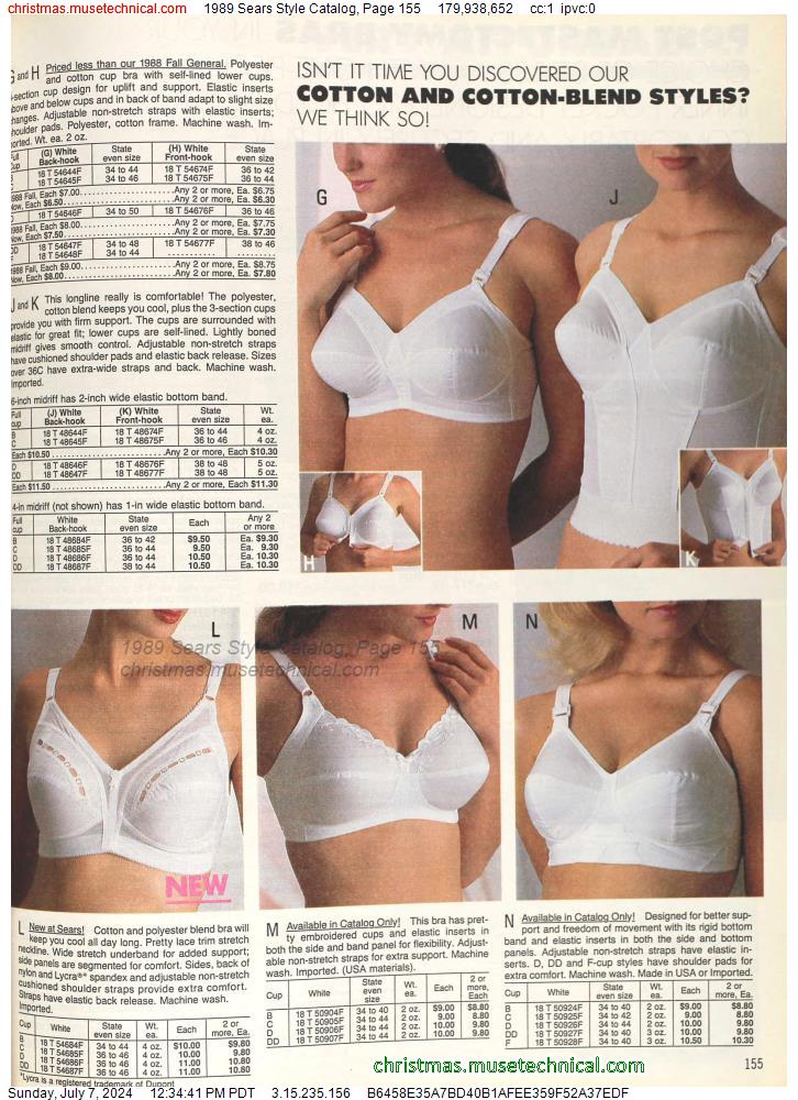 1989 Sears Style Catalog, Page 155