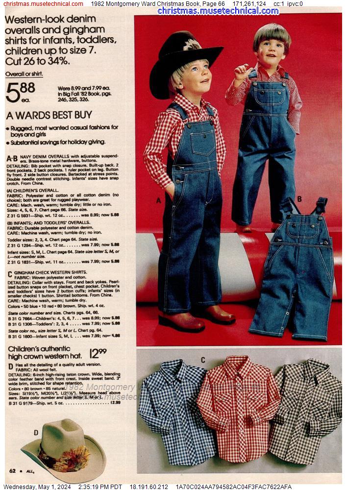 1982 Montgomery Ward Christmas Book, Page 66