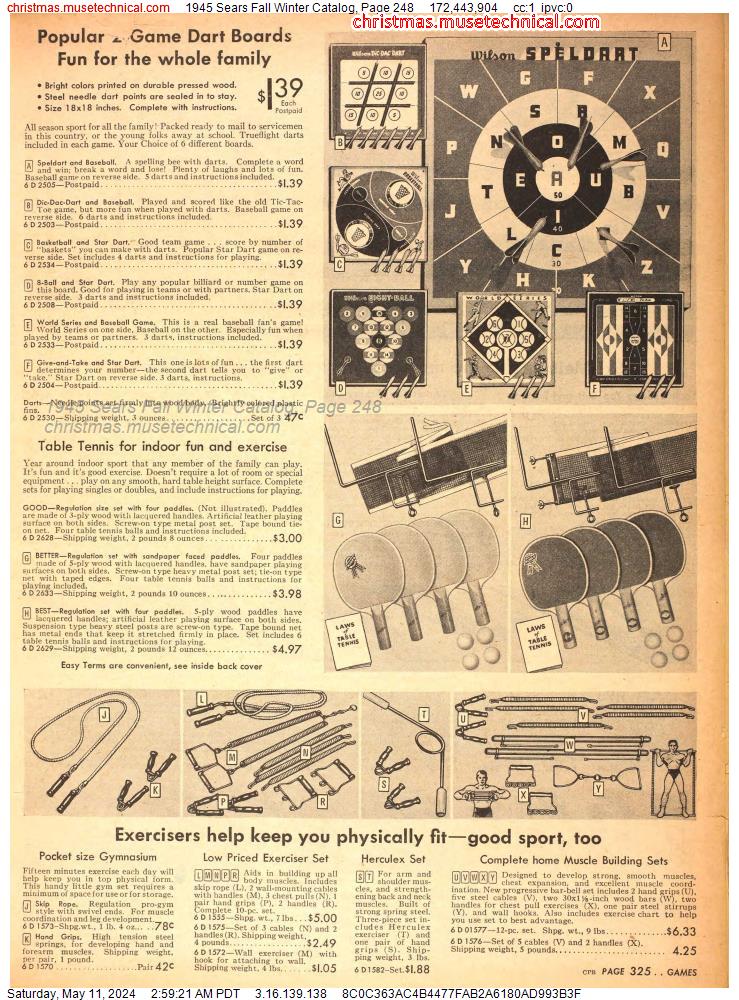 1945 Sears Fall Winter Catalog, Page 248