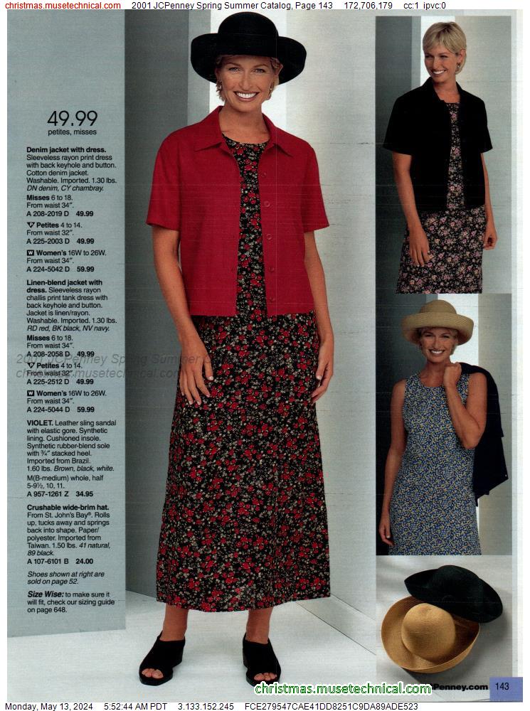 2001 JCPenney Spring Summer Catalog, Page 143