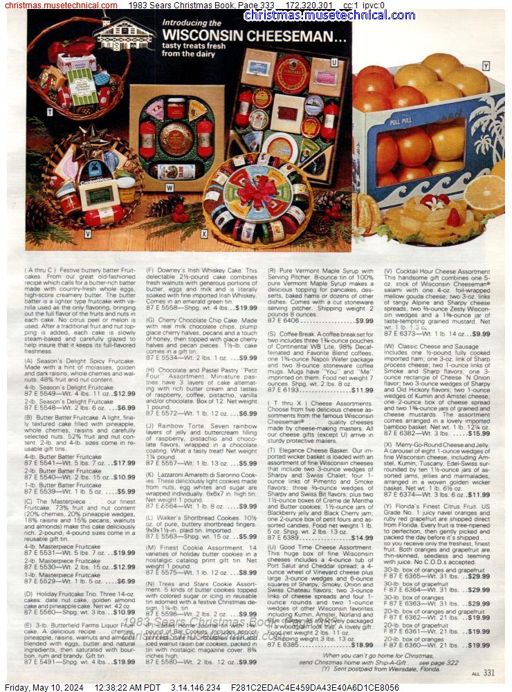 1983 Sears Christmas Book, Page 333