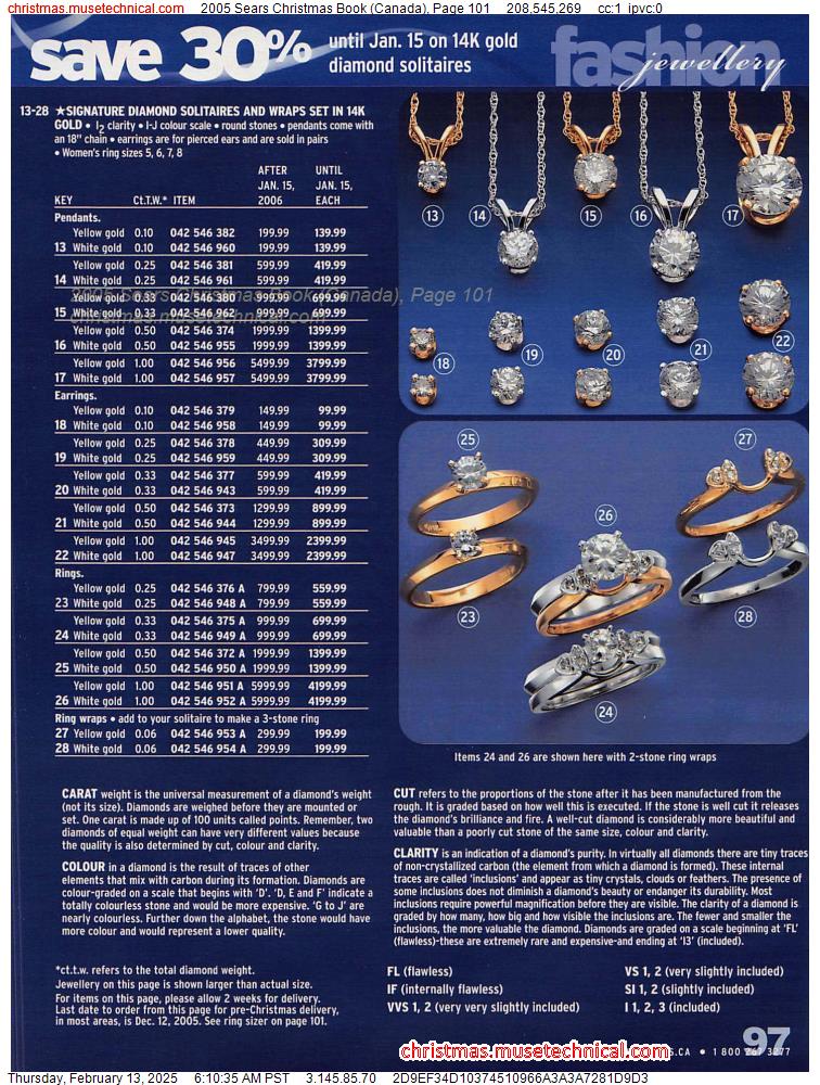 2005 Sears Christmas Book (Canada), Page 101