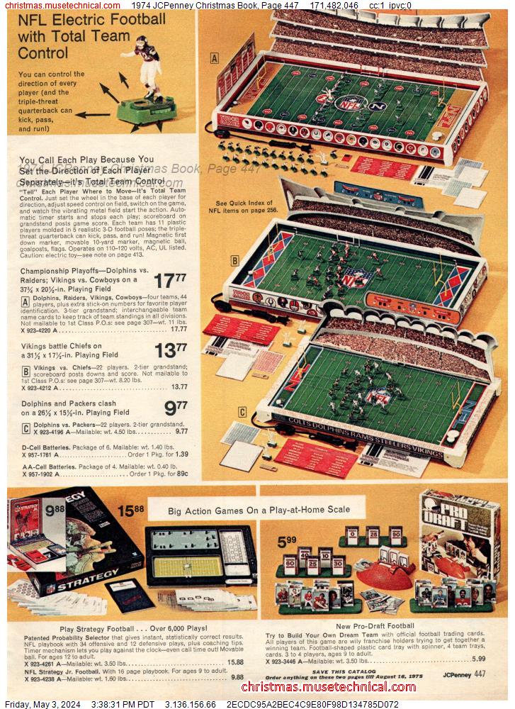 1974 JCPenney Christmas Book, Page 447