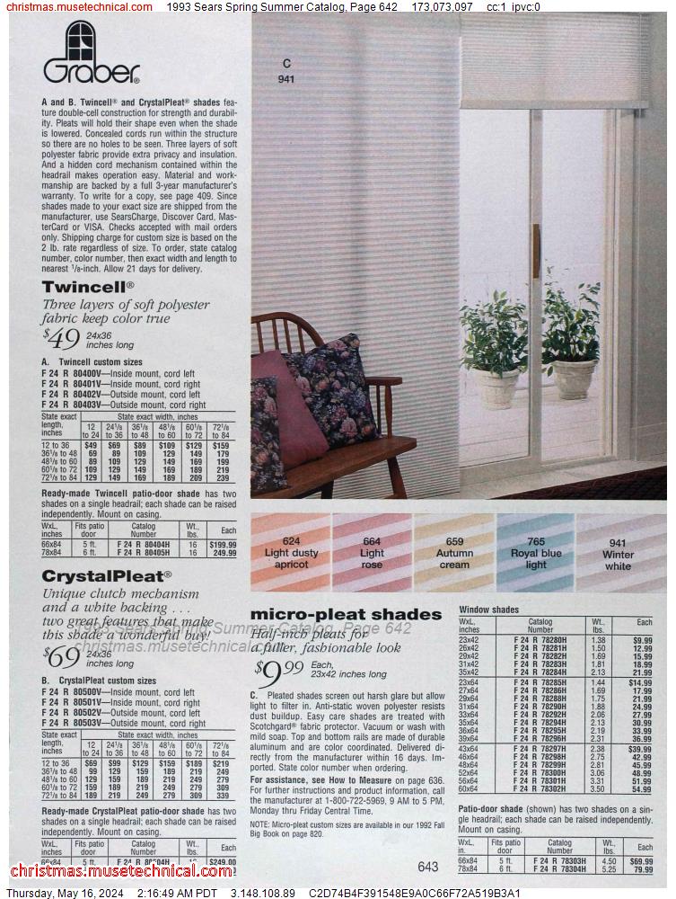 1993 Sears Spring Summer Catalog, Page 642