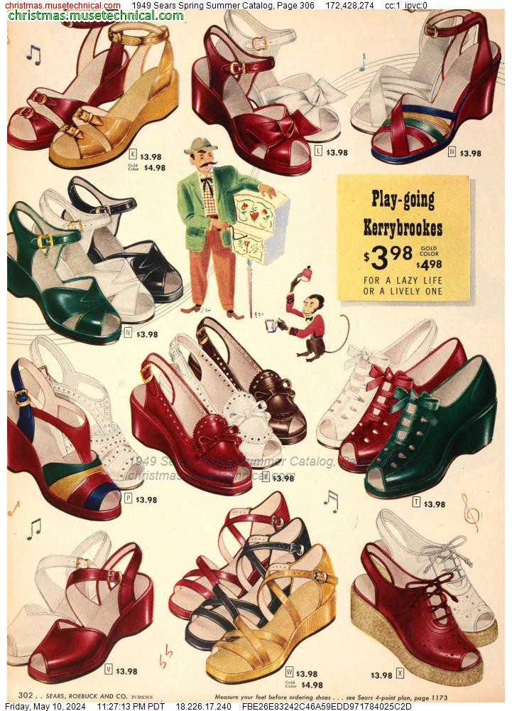 1949 Sears Spring Summer Catalog, Page 306