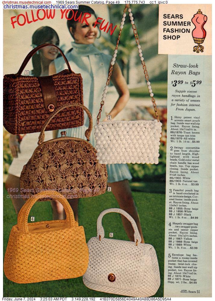 1969 Sears Summer Catalog, Page 49