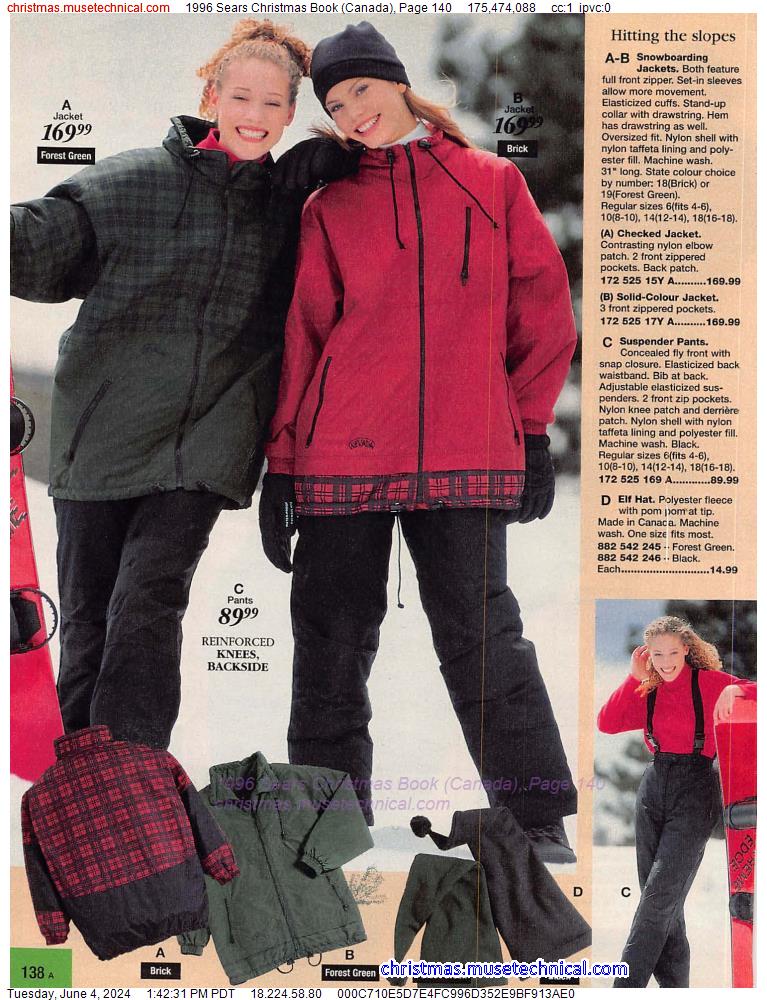 1996 Sears Christmas Book (Canada), Page 140
