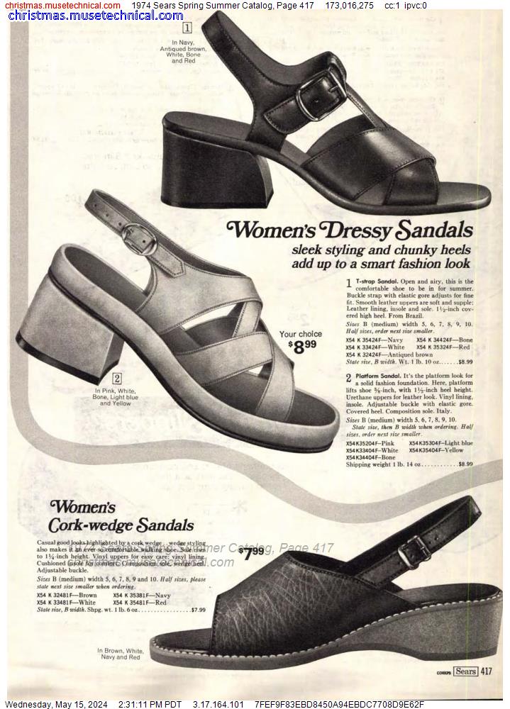 1974 Sears Spring Summer Catalog, Page 417