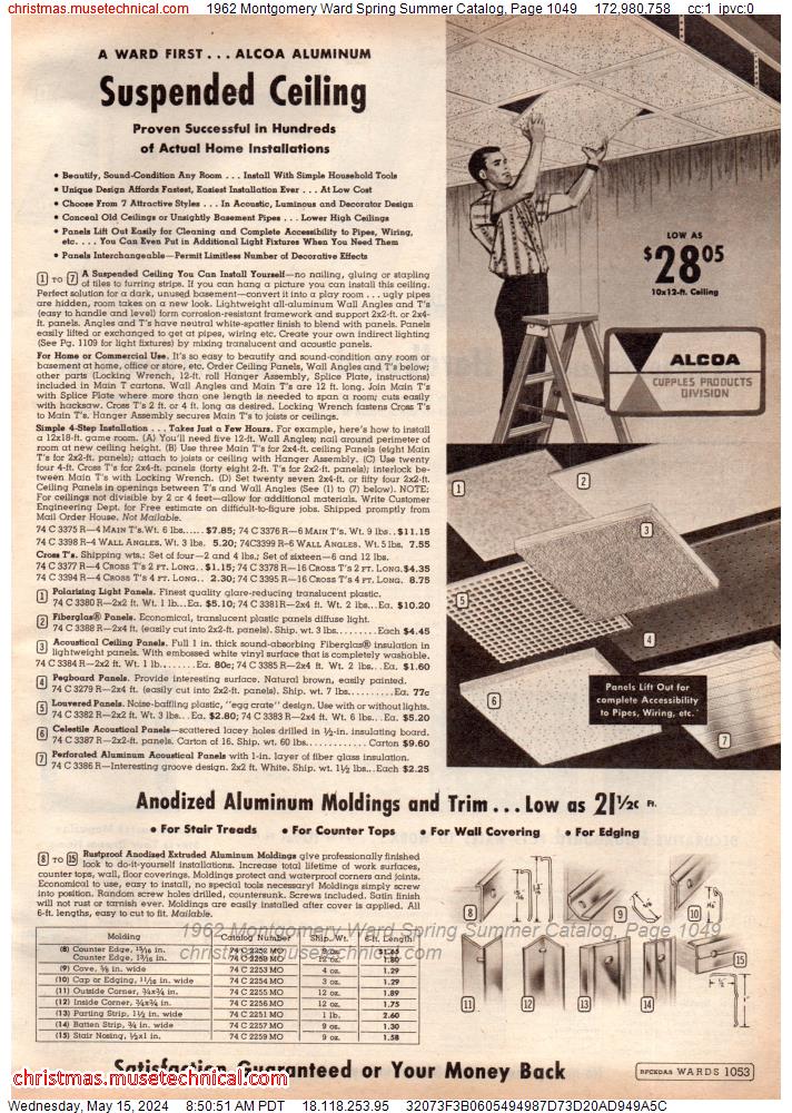 1962 Montgomery Ward Spring Summer Catalog, Page 1049