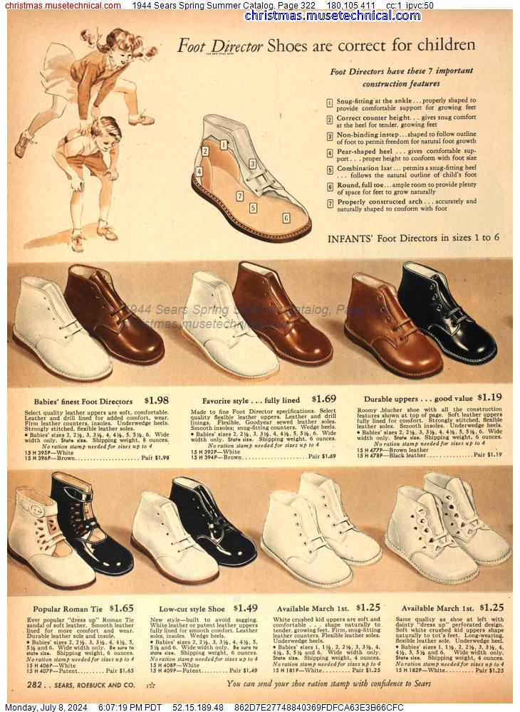 1944 Sears Spring Summer Catalog, Page 322