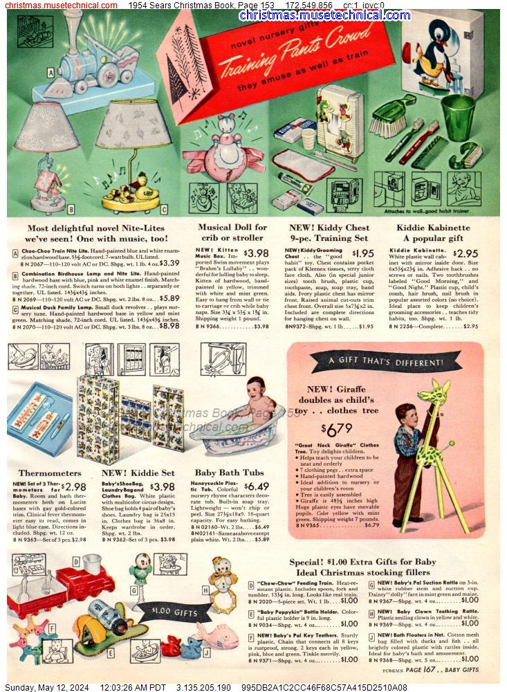 1954 Sears Christmas Book, Page 153