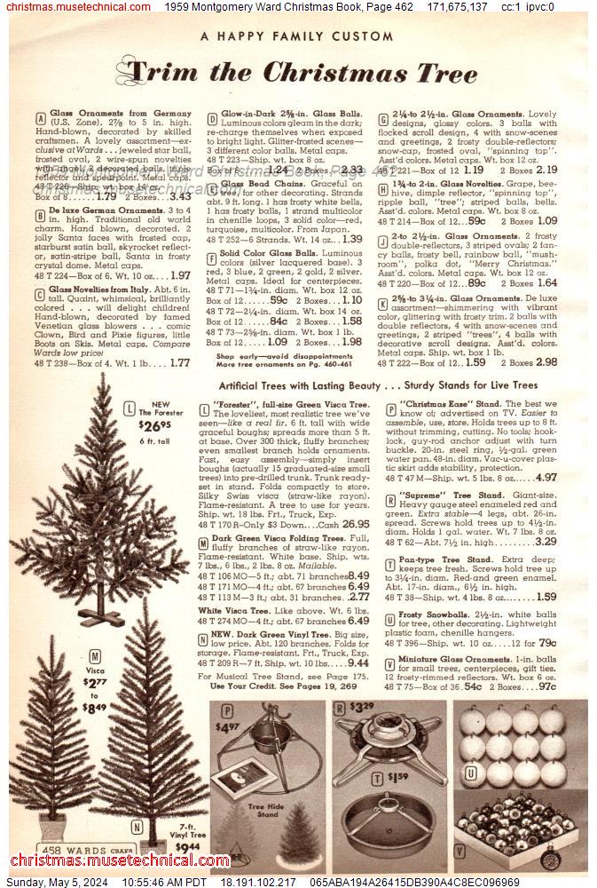 1959 Montgomery Ward Christmas Book, Page 462