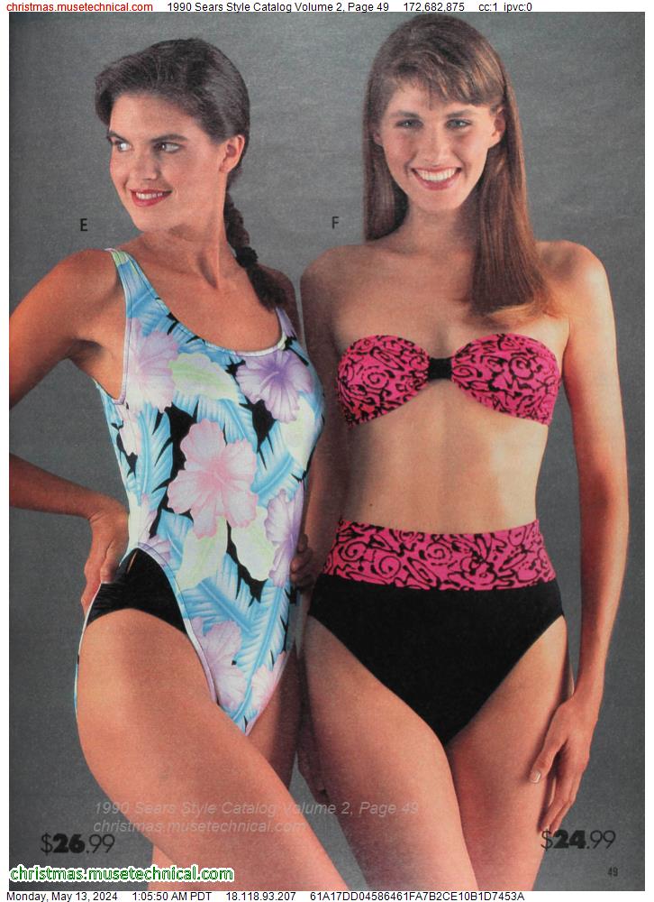 1990 Sears Style Catalog Volume 2, Page 49