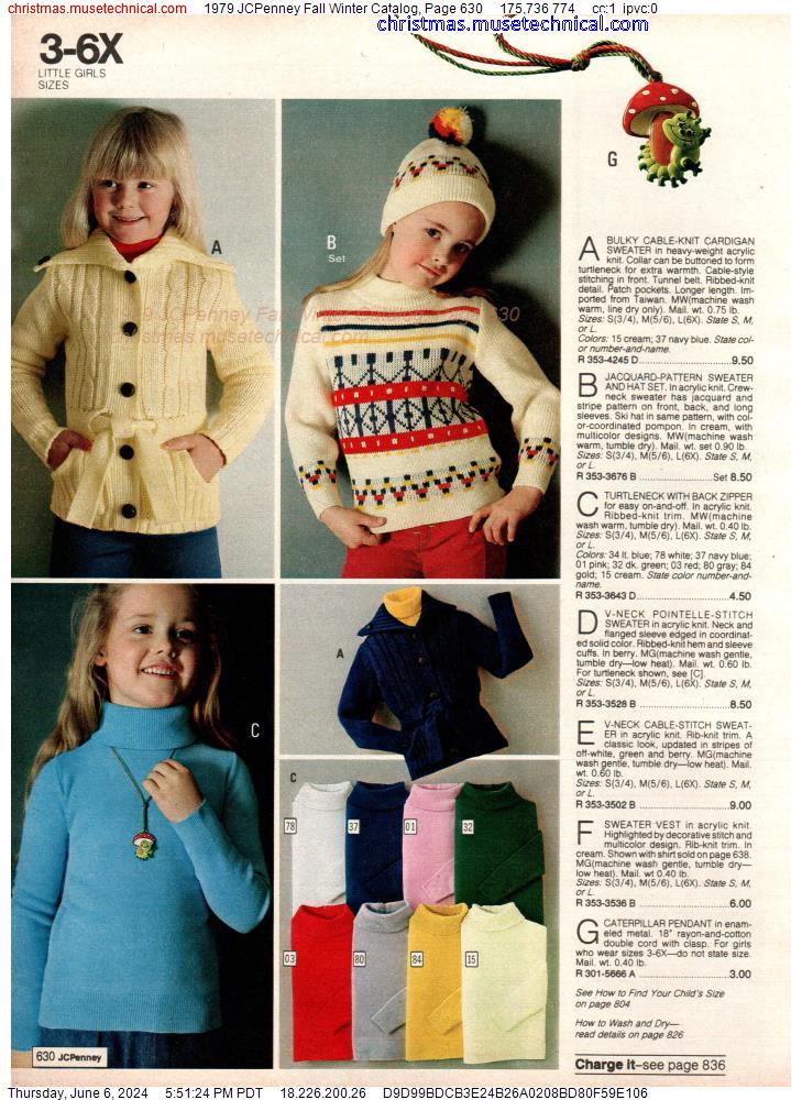 1979 JCPenney Fall Winter Catalog, Page 630