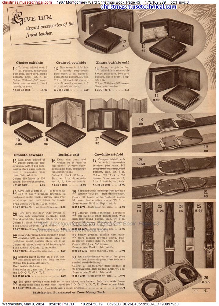 1967 Montgomery Ward Christmas Book, Page 43