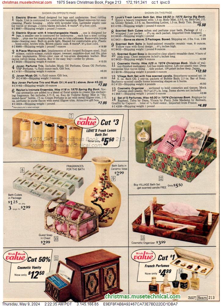 1975 Sears Christmas Book, Page 213