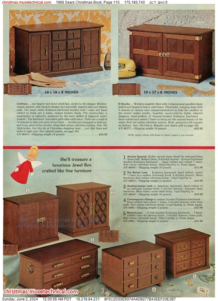 1966 Sears Christmas Book, Page 110