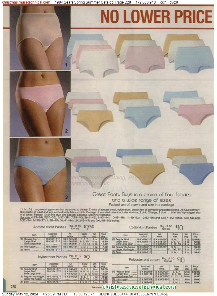 1984 Sears Spring Summer Catalog, Page 228
