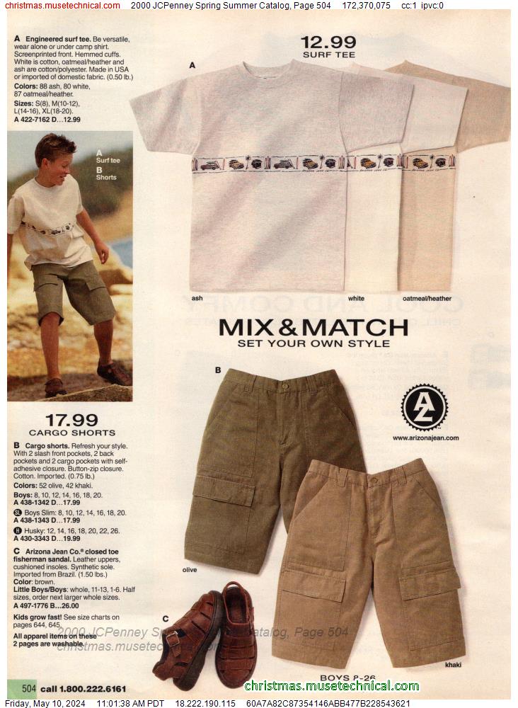 2000 JCPenney Spring Summer Catalog, Page 504