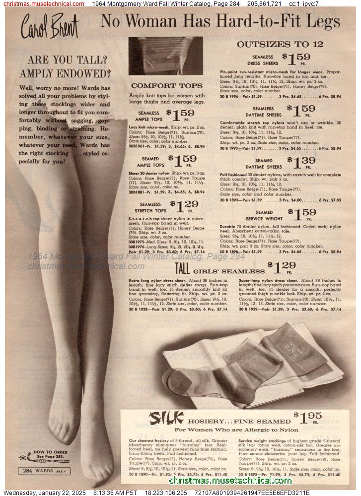 1964 Montgomery Ward Fall Winter Catalog, Page 284