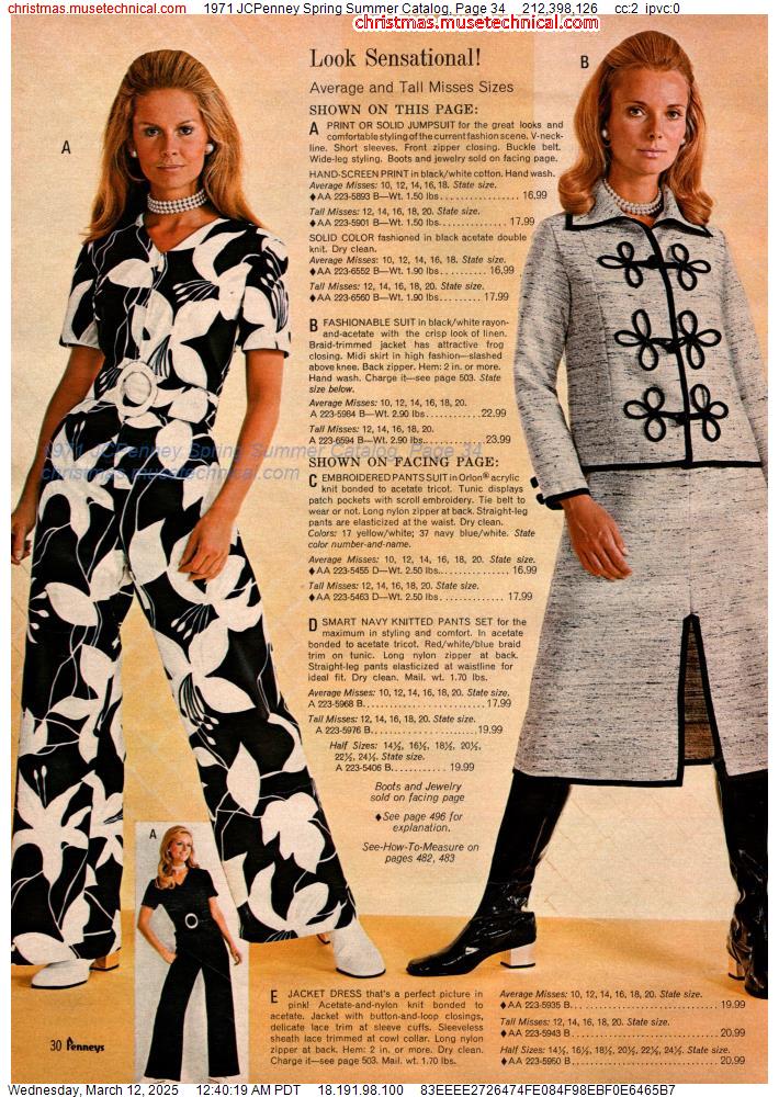 1971 JCPenney Spring Summer Catalog, Page 34