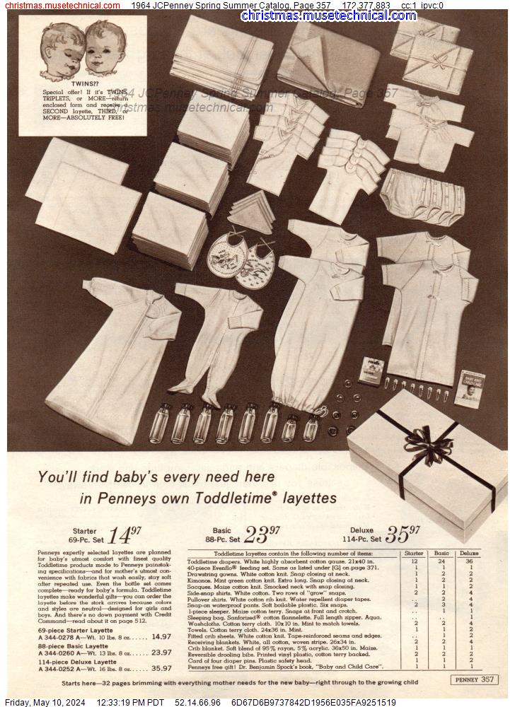1964 JCPenney Spring Summer Catalog, Page 357