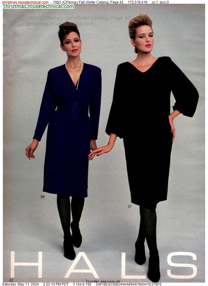 1983 JCPenney Fall Winter Catalog, Page 42