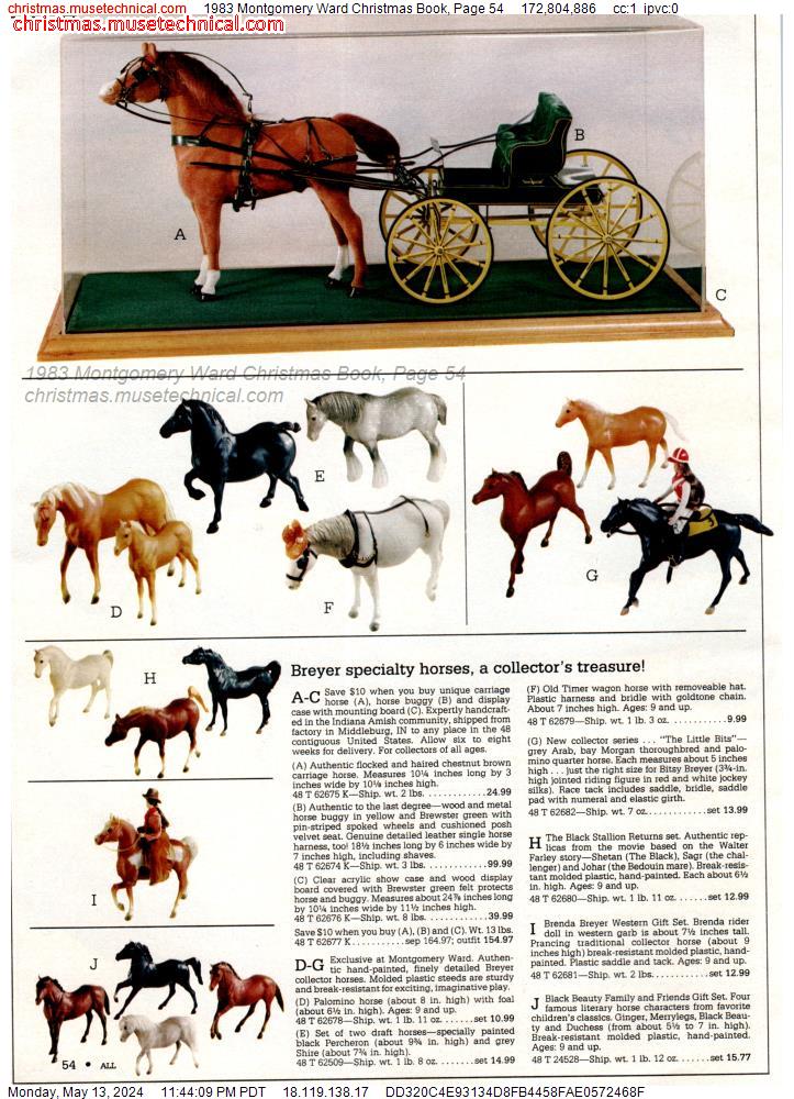 1983 Montgomery Ward Christmas Book, Page 54