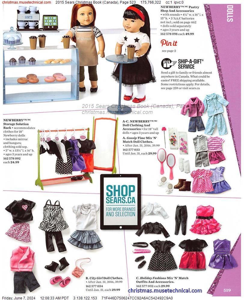 2015 Sears Christmas Book (Canada), Page 523