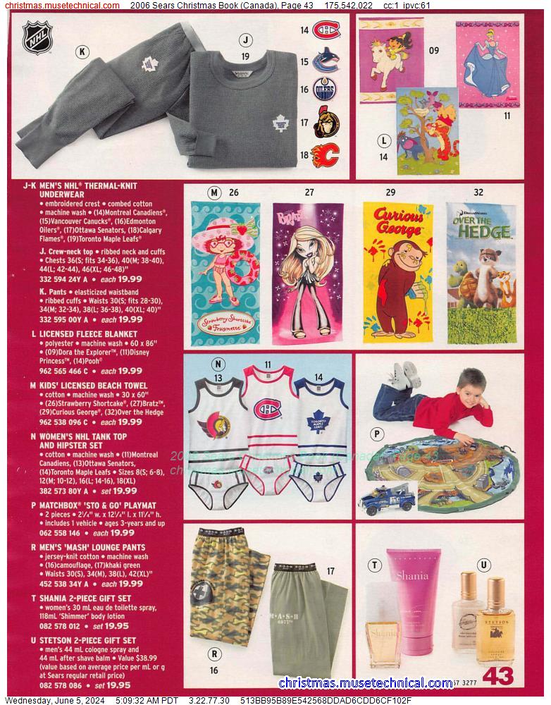 2006 Sears Christmas Book (Canada), Page 43