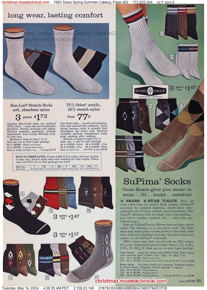 1963 Sears Spring Summer Catalog, Page 462