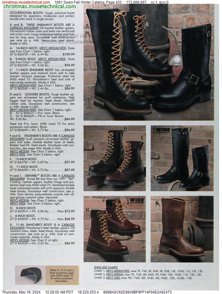 1991 Sears Fall Winter Catalog, Page 453