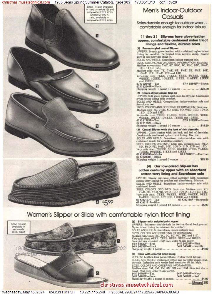 1980 Sears Spring Summer Catalog, Page 303