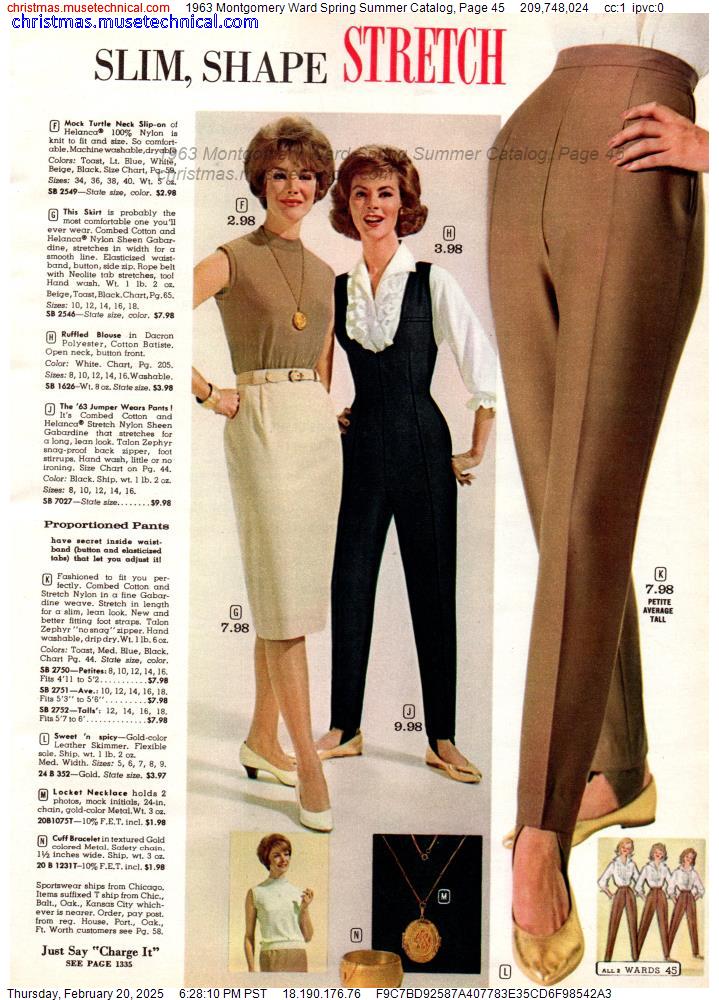 1963 Montgomery Ward Spring Summer Catalog, Page 45