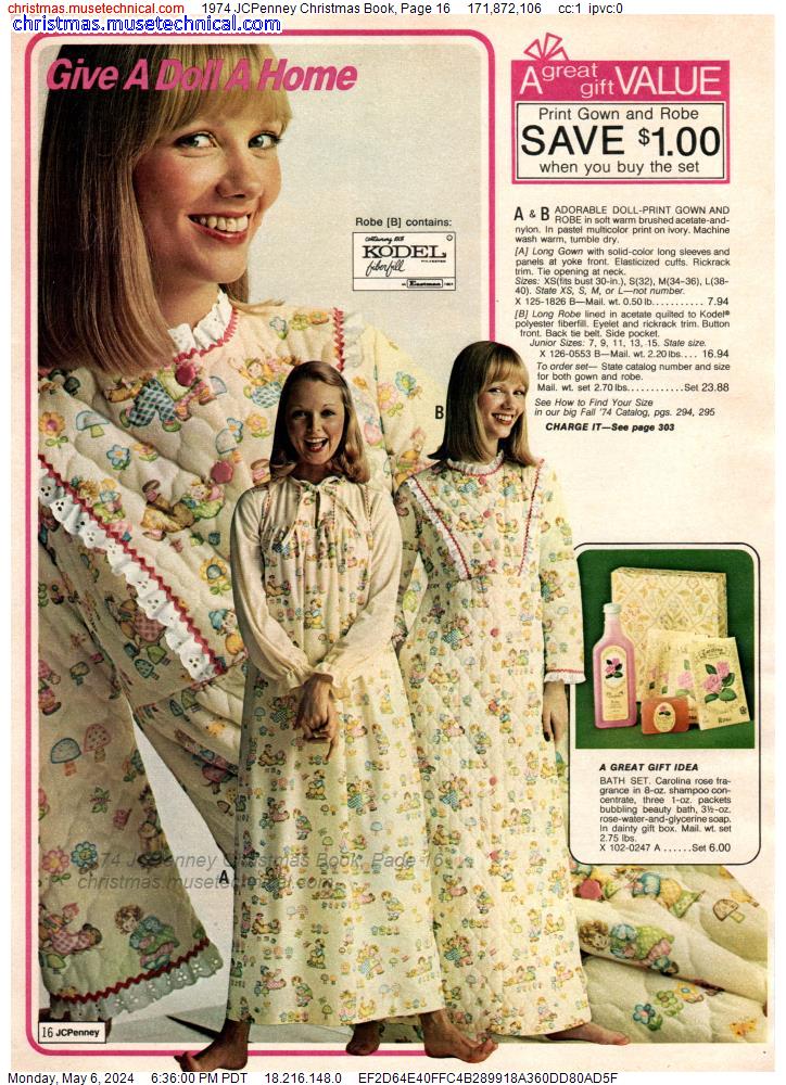 1974 JCPenney Christmas Book, Page 16