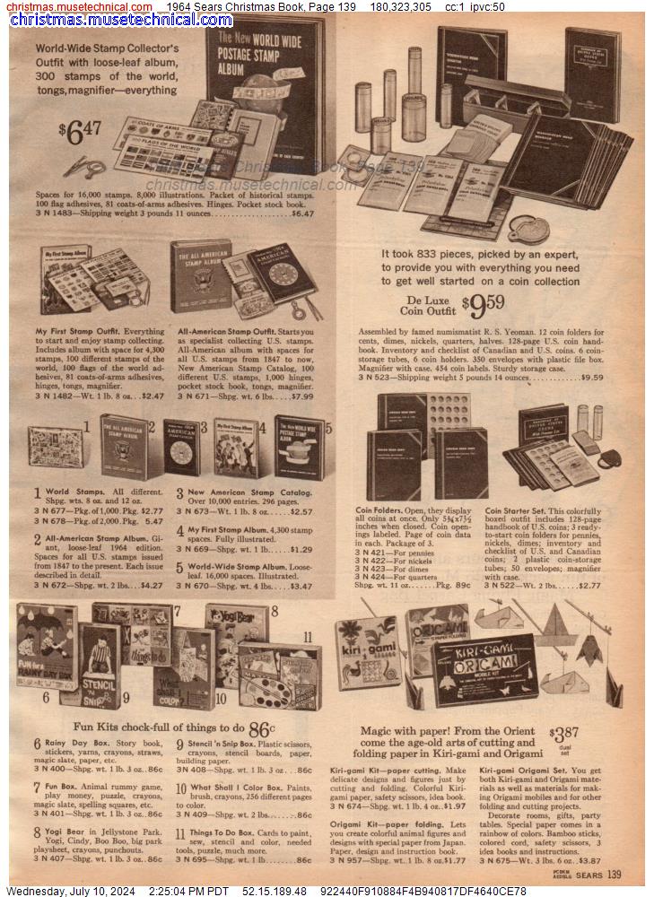 1964 Sears Christmas Book, Page 139