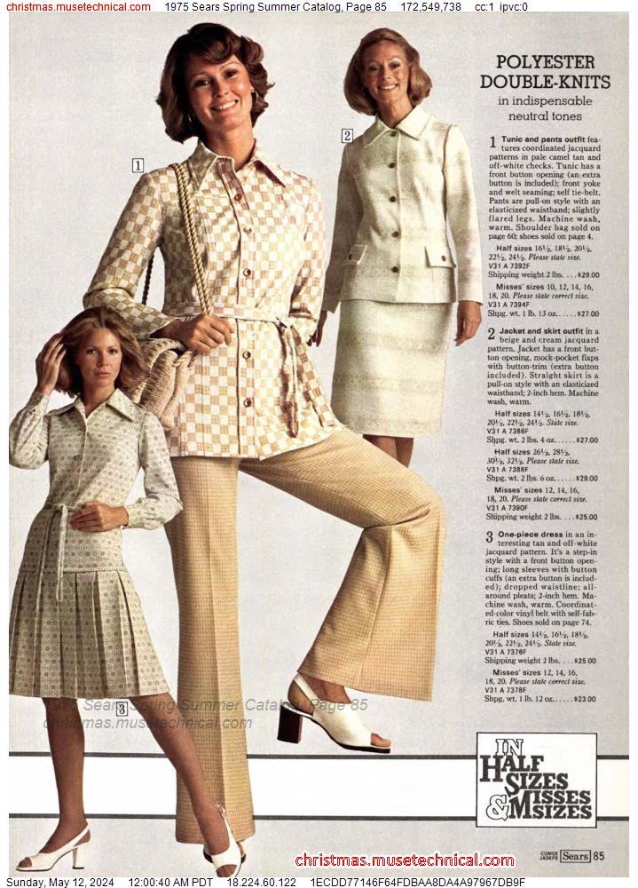 1975 Sears Spring Summer Catalog, Page 85