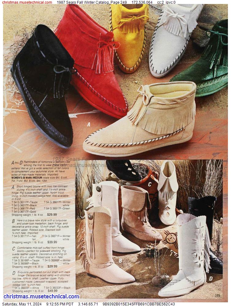 1987 Sears Fall Winter Catalog, Page 249