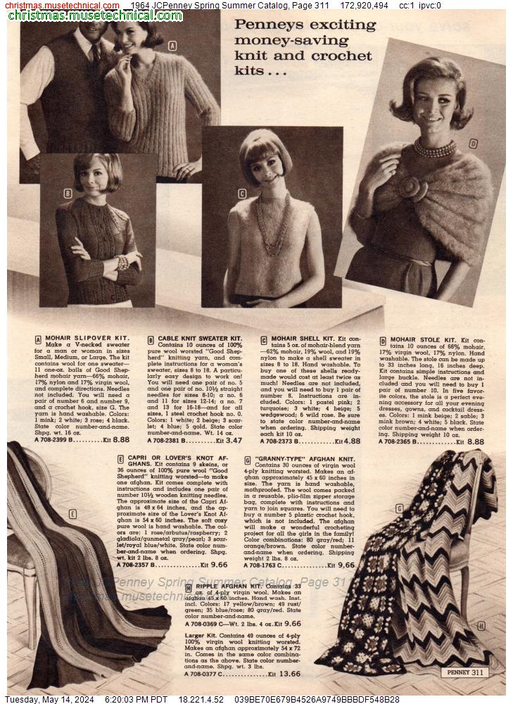 1964 JCPenney Spring Summer Catalog, Page 311