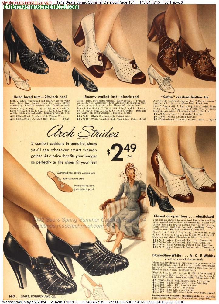 1942 Sears Spring Summer Catalog, Page 154
