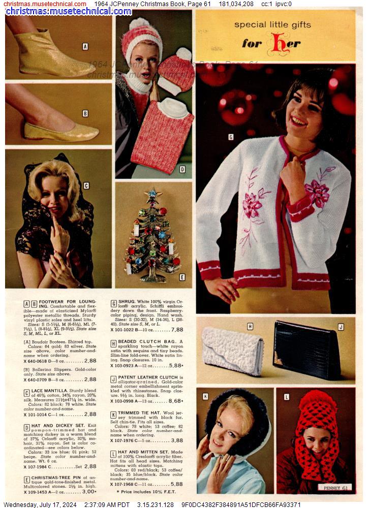 1964 JCPenney Christmas Book, Page 61