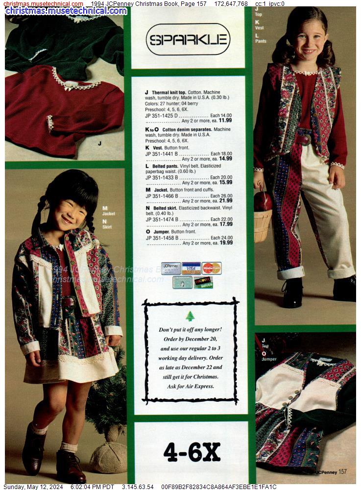 1994 JCPenney Christmas Book, Page 157