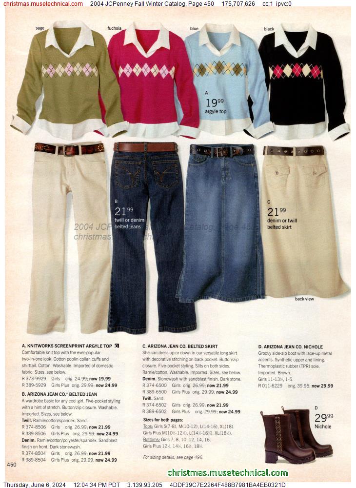 2004 JCPenney Fall Winter Catalog, Page 450