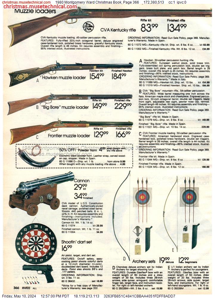 1980 Montgomery Ward Christmas Book, Page 366